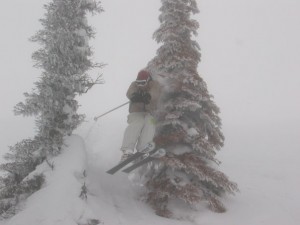 Taylor Rhodes, When In Doubt Air It out, WIDAIO, Schweitzer, Upper South Bowl, B Chute, skier