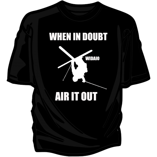 WIDAIO Tee Skier Black